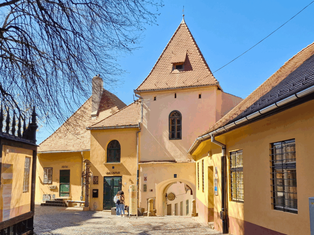 Nagyszeben Lépcsős feljáró