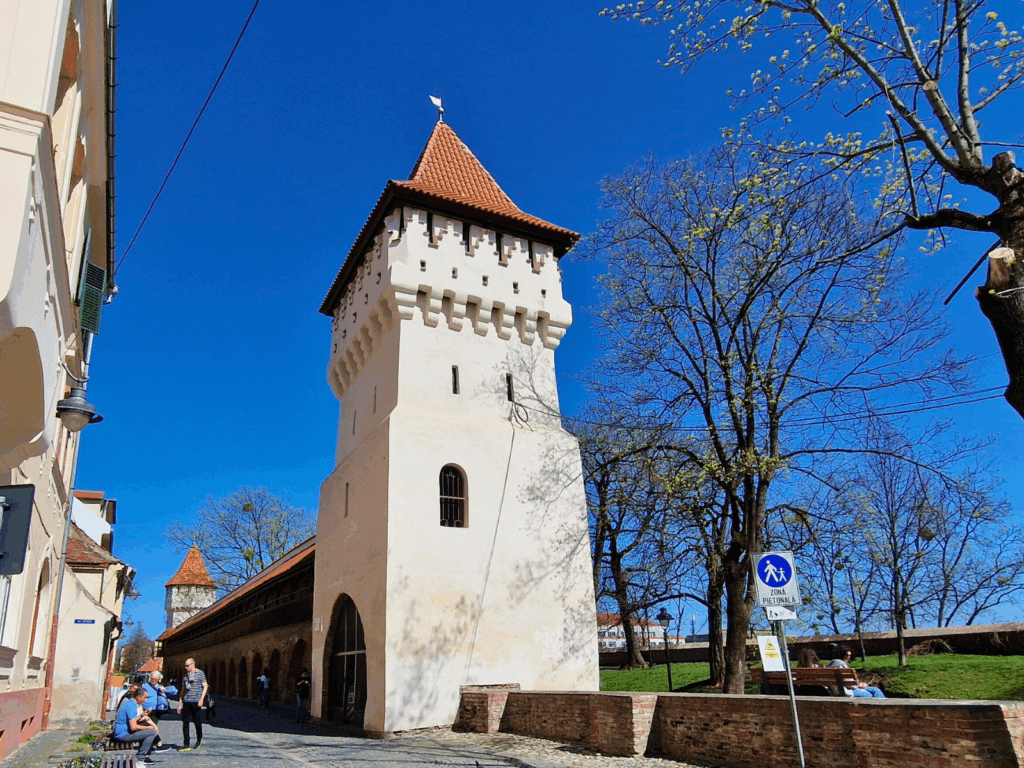 Nagyszeben A Felsőváros tornyai