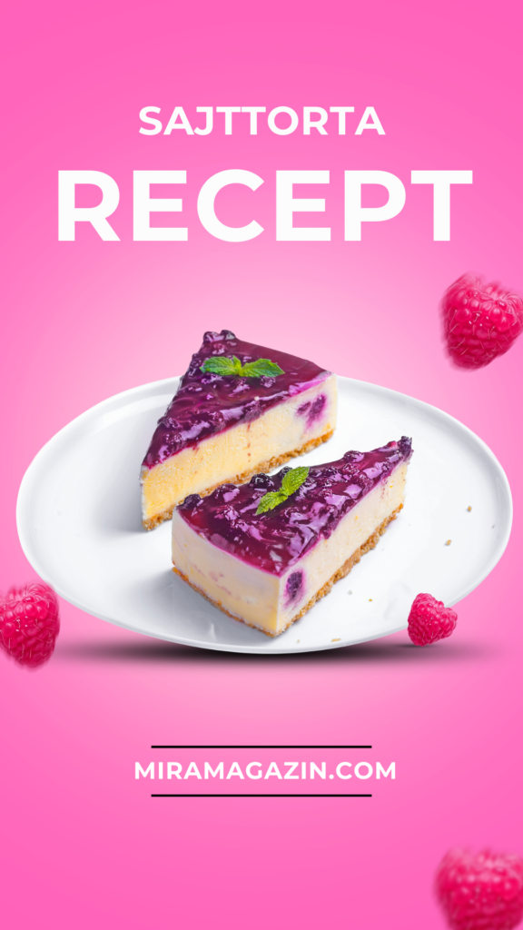 sajttorta recept